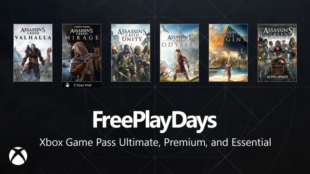 Free Play Days Xbox