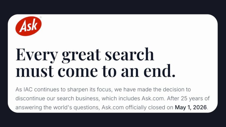 Ask.com Shuts Down After 25 Years; Marks the End of an Early Internet Era