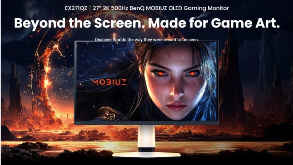 BenQ MOBIUZ EX271QZ 500Hz QD-OLED Gaming Monitor