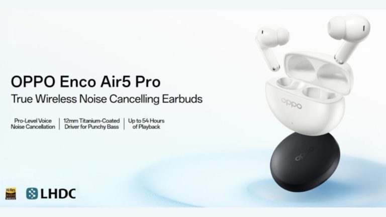 OPPO Enco Air5 Pro With 55dB ANC and LHDC 5.0 Launched in India for Rs. 4,999