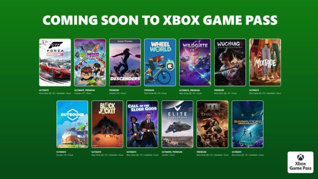 Xbox Game Pass May 2026 update