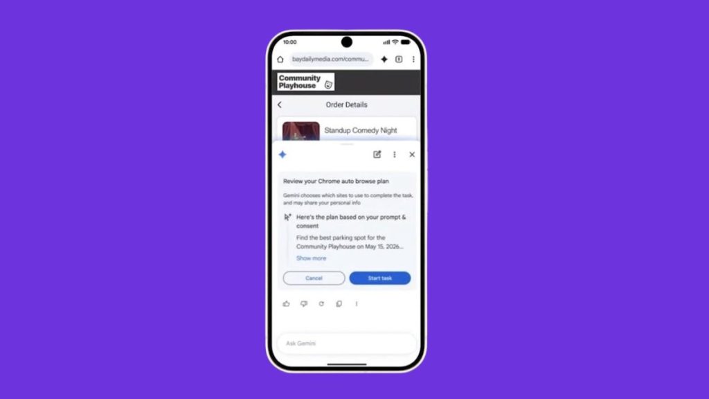 Gemini Chrome for Android