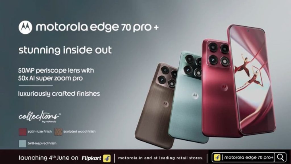 Motorola Edge 70 Pro+ Launching in India on June 4