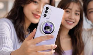 Oppo Bubble is a Tiny Magnetic Display That Turns Your Phone Into a Better Selfie Camera