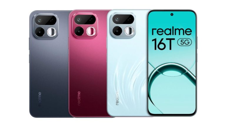 realme 16T 5G with 8000mAh Battery, 144Hz Display and IP69 Rating Launched in India