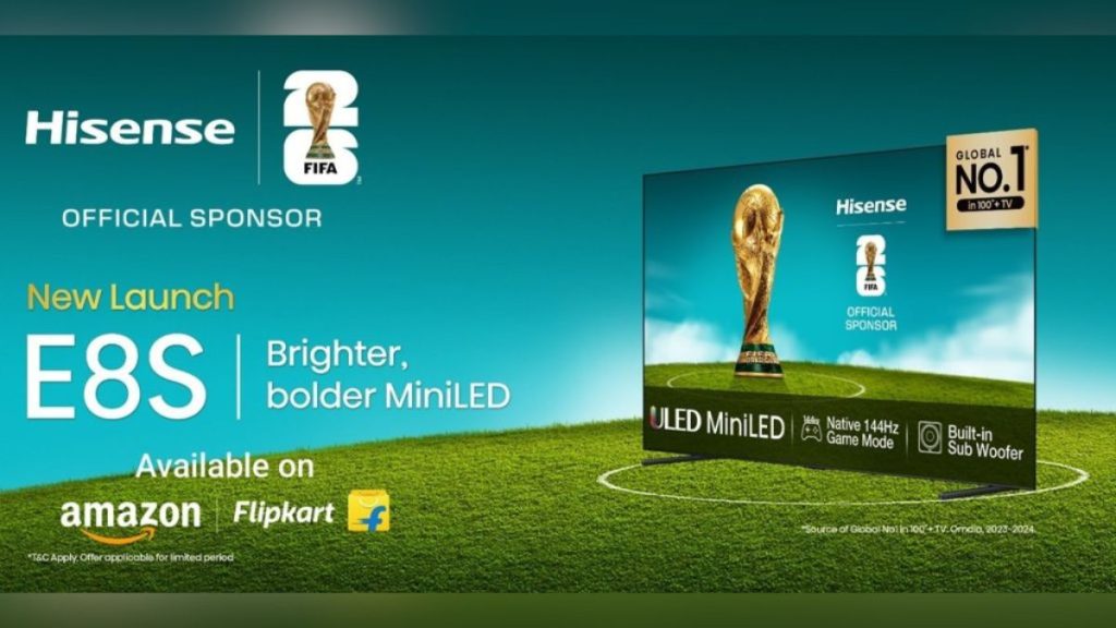 Hisense launches E8S 144Hz ULED Mini-LED TV