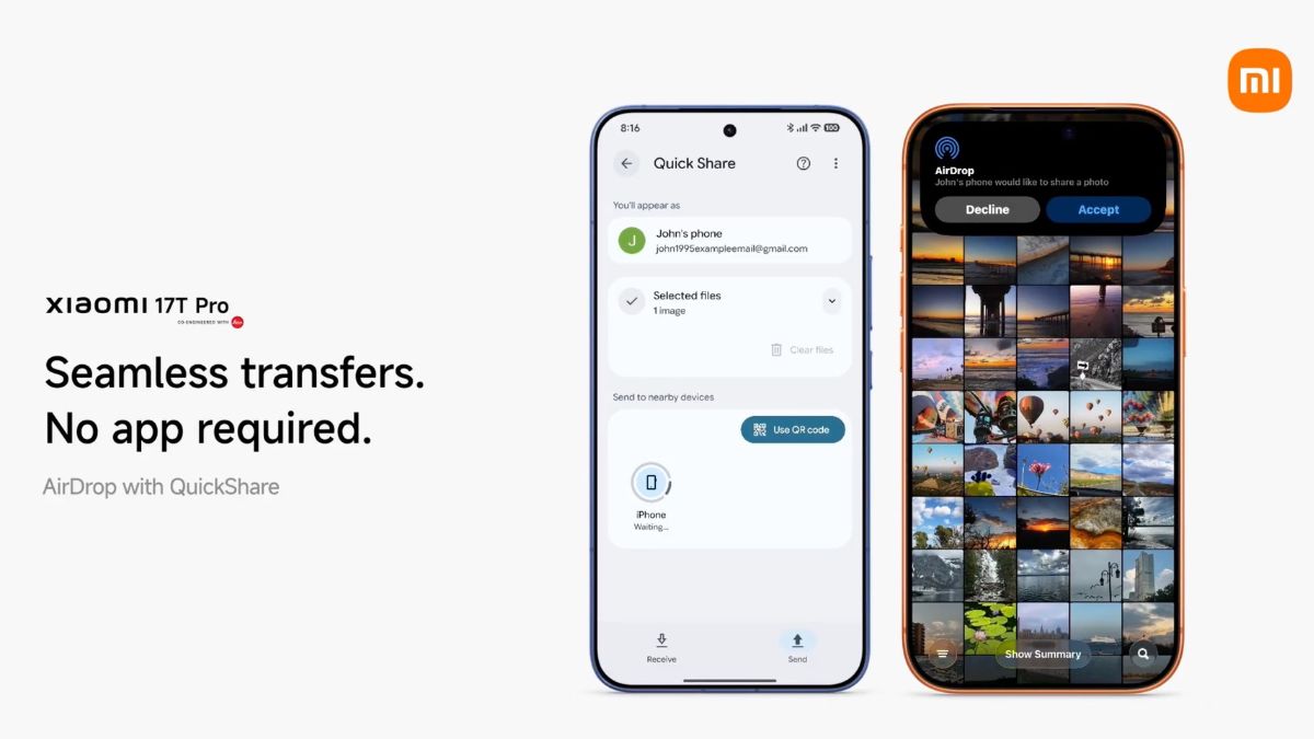 Xiaomi Brings AirDrop Support to Quick Share