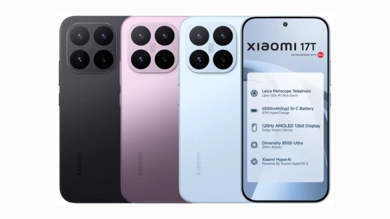 Xiaomi 17T With Leica Cameras, Dimensity 8500-Ultra, and 6500mAh Battery Launched in India