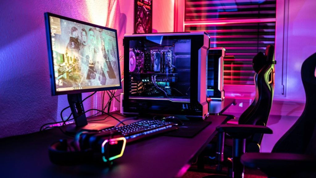 RGB Lights Gaming PC