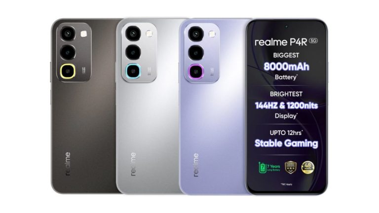 realme P4R 5G with 8000mAh Battery, 144Hz Display, and Dimensity 6300 Launched in India