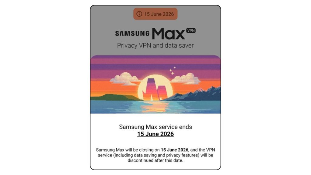 Samsung Max VPN