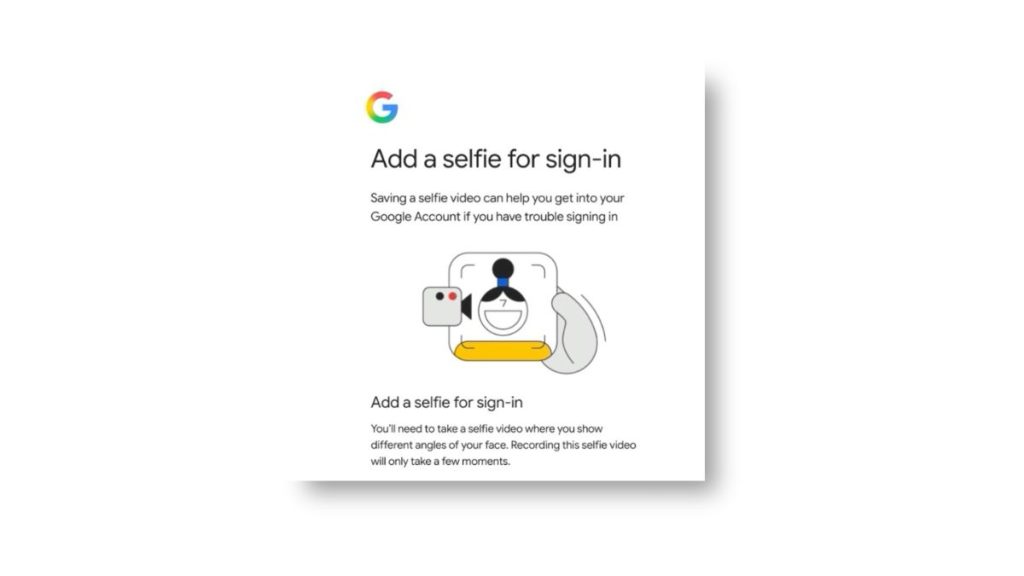 Selfie Video Sign-In