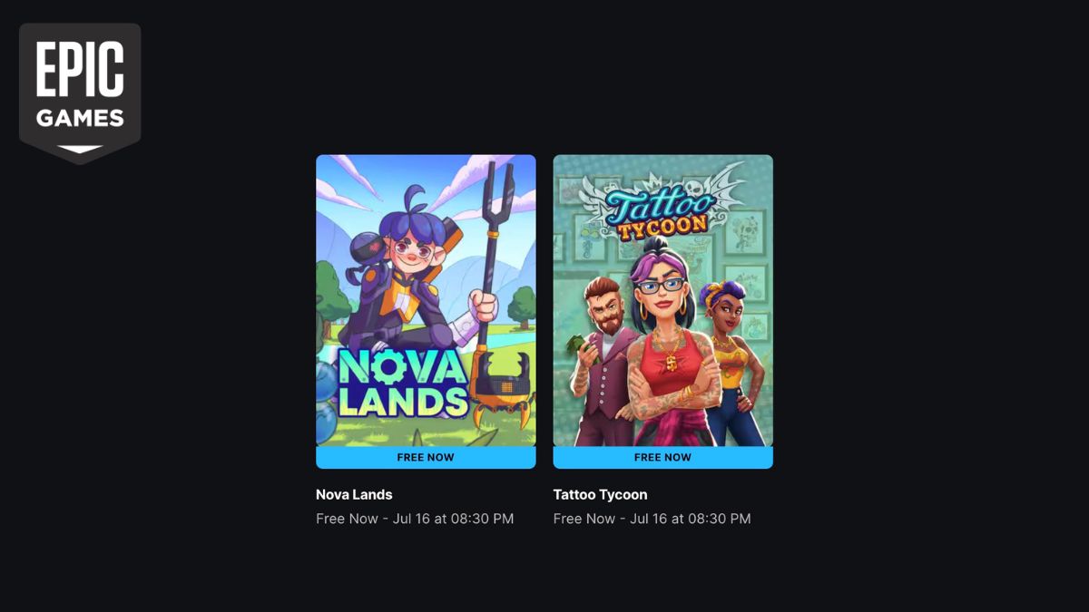 Nova Lands and Tattoo Tycoon are this week’s free games on Epic Games Store