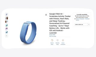Google Fitbit Air May Launch in India Soon as Amazon Listing Goes Live