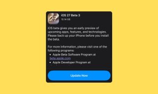 Apple Releases iOS 27 Developer Beta 3 With New Siri Voice, Live Recognition, and More