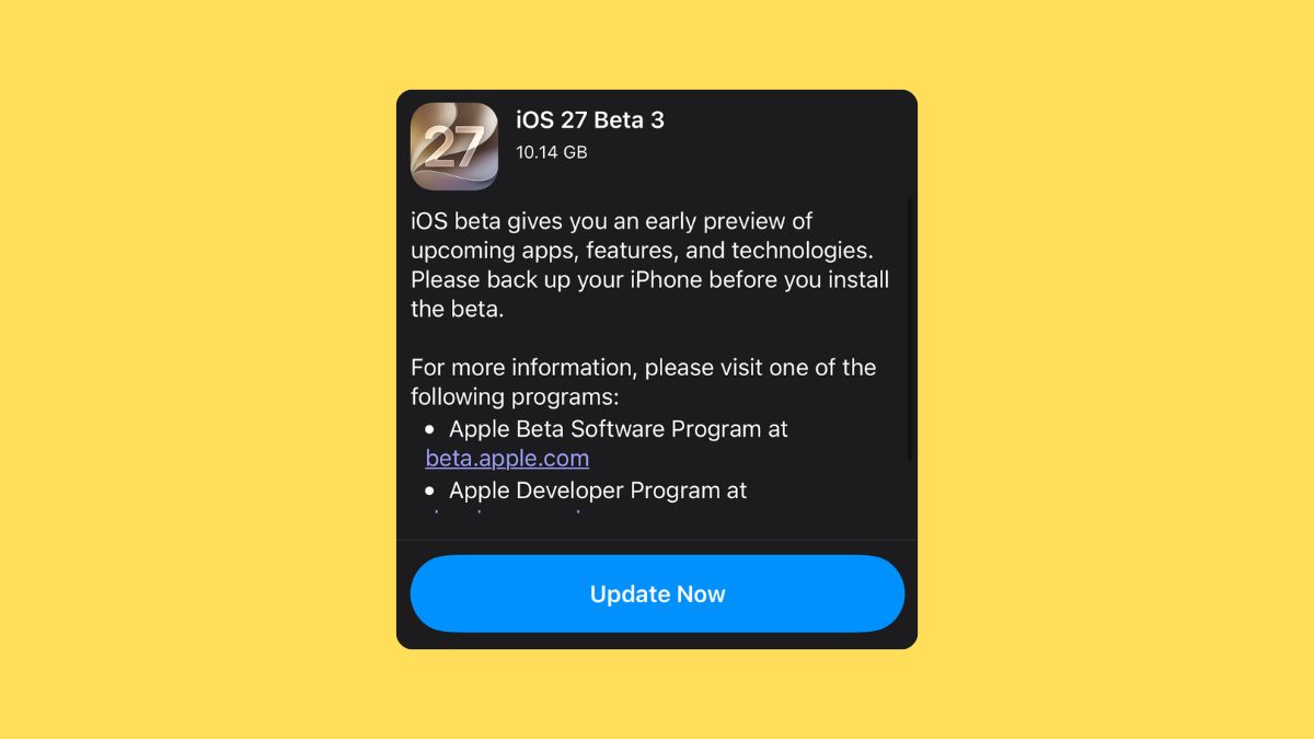Apple Releases iOS 27 Developer Beta 3 With New Siri Voice, Live Recognition, and More