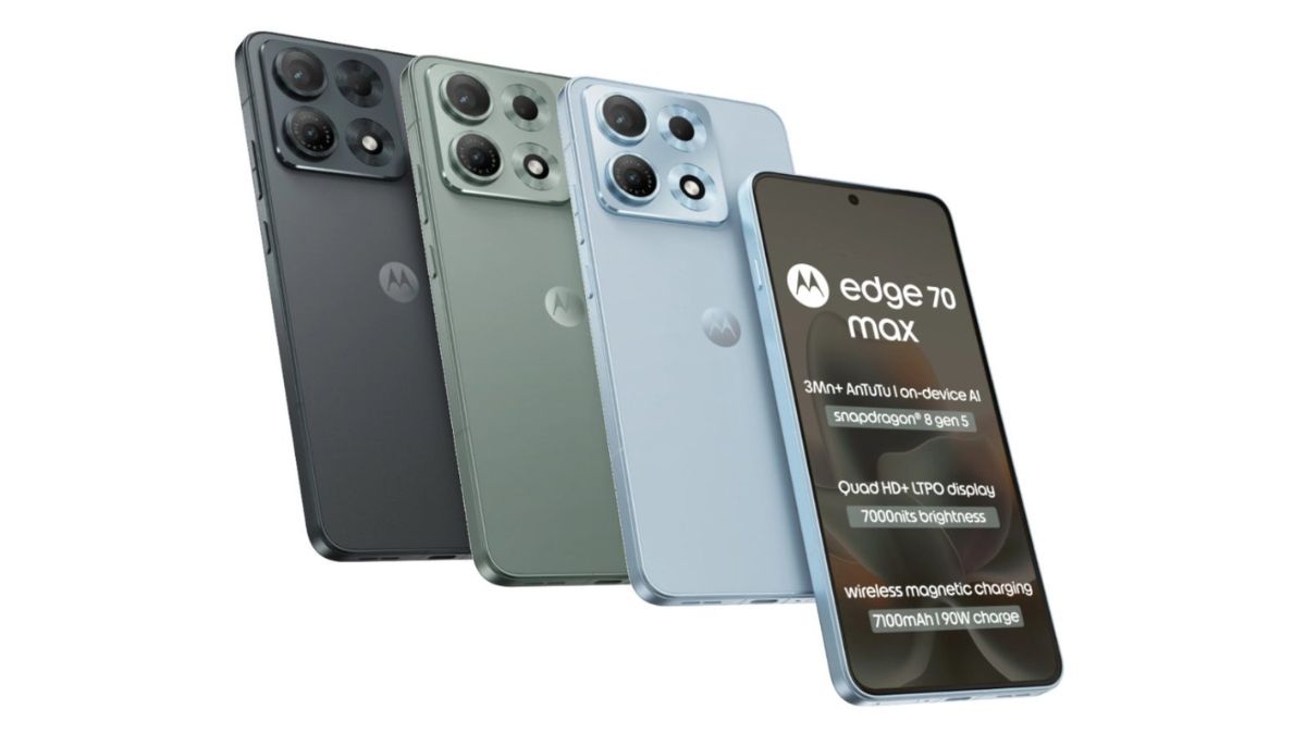 motorola edge 70 Max Launched in India With 2K 144Hz LTPO AMOLED Display, Snapdragon 8 Gen 5 and 7100mAh Battery