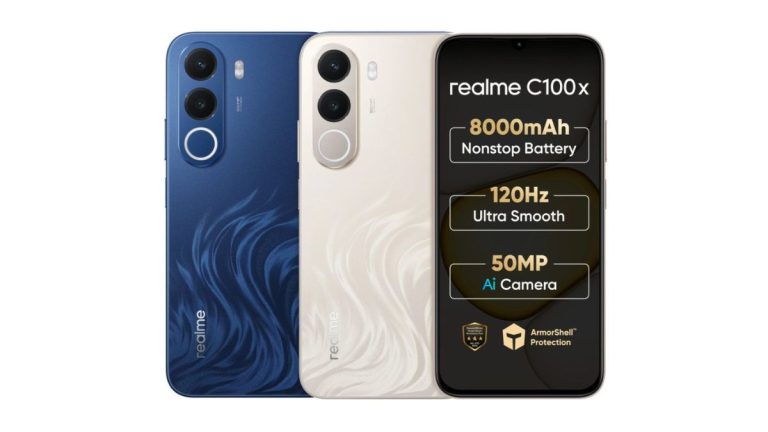 realme C100x with 120Hz Display, 8000mAh Battery Launched in India at ₹14,499
