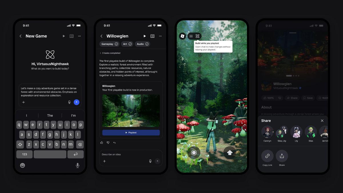 Roblox Unveils AI-Powered Build Tool to Let Anyone Create Games From a Phone
