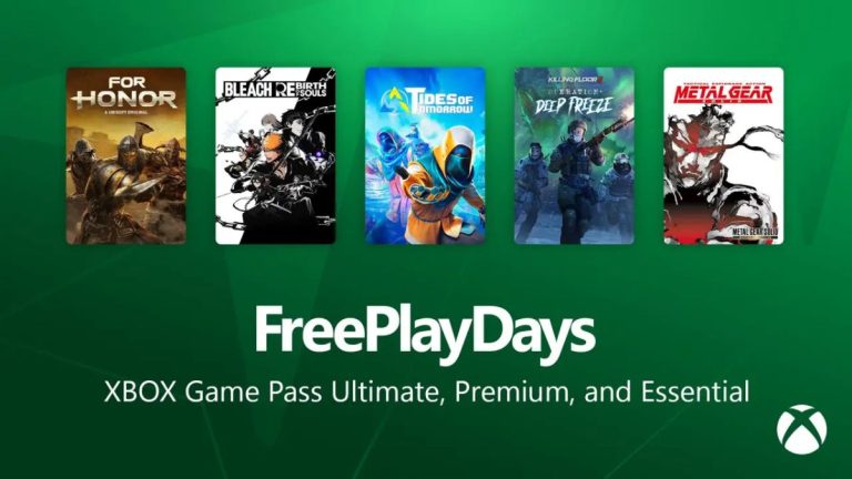 Xbox Free Play Days Adds Metal Gear Solid Master Collection, Killing Floor 3, For Honor, and More