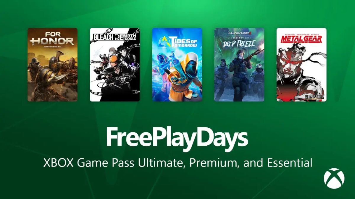 Xbox Free Play Days Adds Metal Gear Solid Master Collection, Killing Floor 3, For Honor, and More