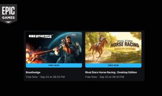 Epic Games Store gives away Breathedge and Rival Stars Horse Racing for free