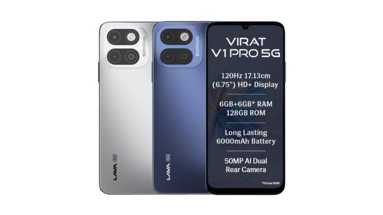 Lava Virat V1 Pro 5G With 6,000mAh Battery Launched in India at ₹13,999