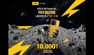 POCO X8 Power 5G With 10,000mAh Battery Confirmed for September 4 Launch in India