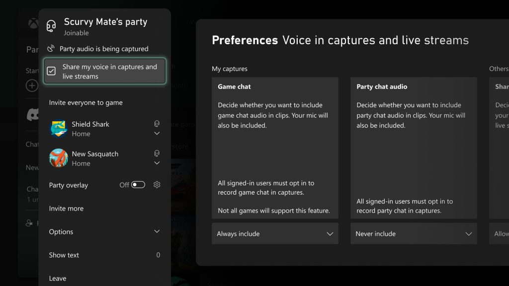 Xbox Adds Voice Chat Captures, Better Achievements and More Cloud Save Controls