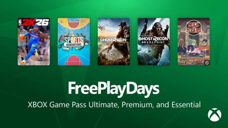 Xbox Free Play Days Adds NBA 2K26, Ghost Recon Wildlands, and More This Weekend