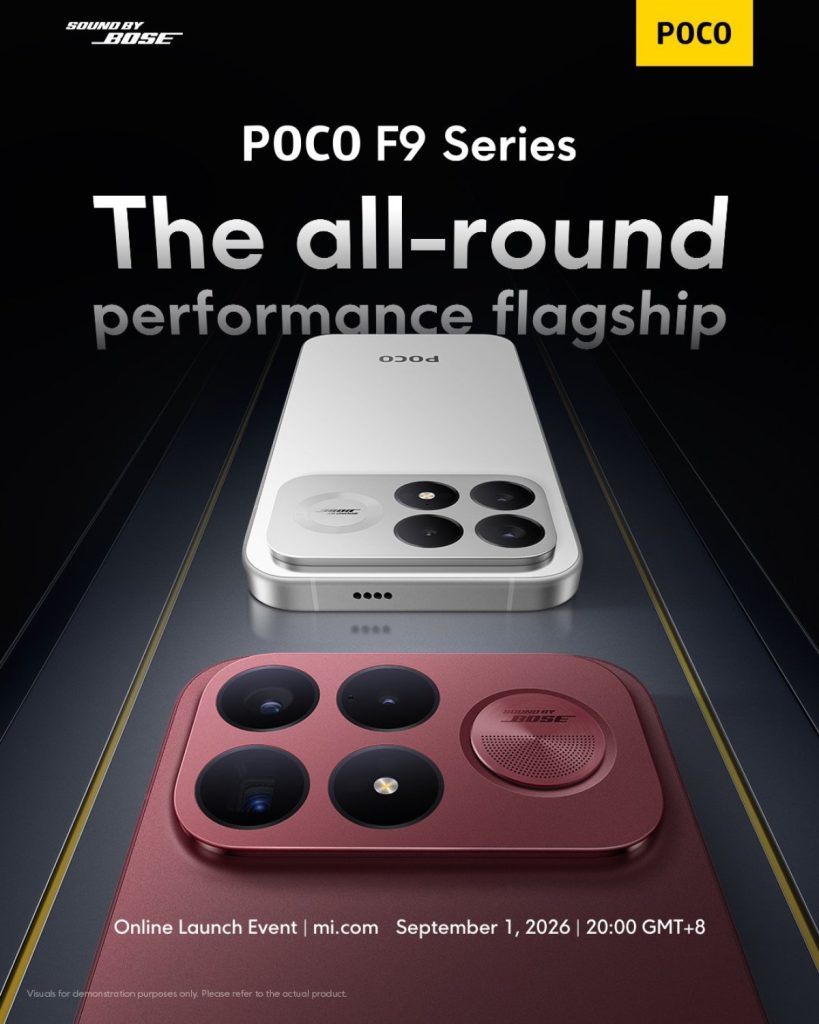 Poco F9 Pro and F9 Ultra Global Launch Confirmed for September 1