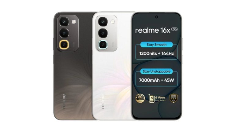 realme 16x 5G with 144Hz display and 7,000mAh battery launched in India