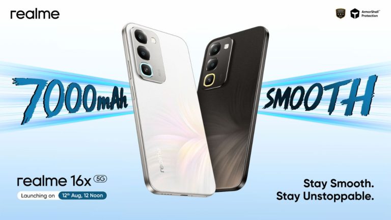 realme 16x 5G India Launch Set for August 12; 7000mAh Battery, 144Hz Display Confirmed