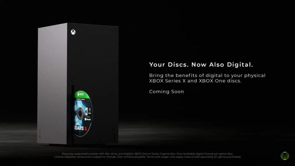 Microsoft lets Xbox disc owners turn physical games into digital licenses
