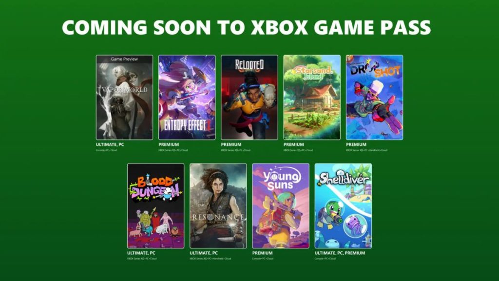Xbox game pass