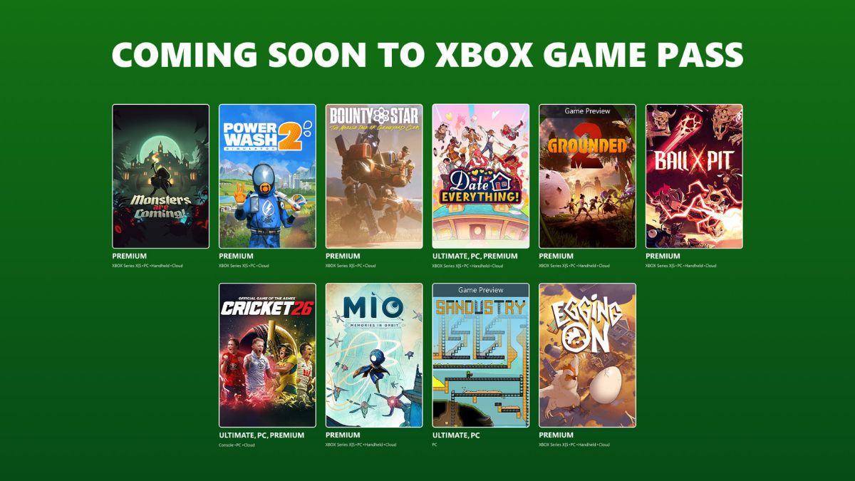 Xbox Game Pass August 2026 Wave 1 Announced