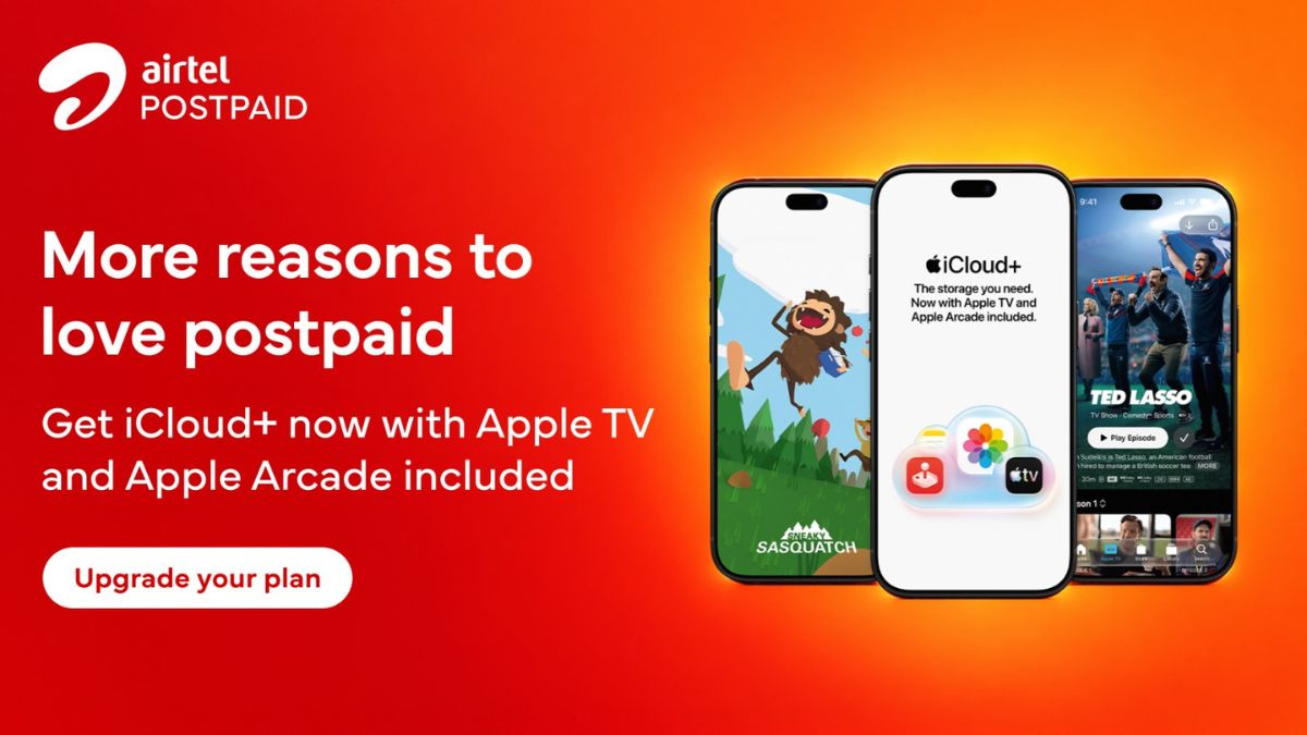 Airtel adds Apple iCloud+ to family postpaid plans priced at ₹999 and above