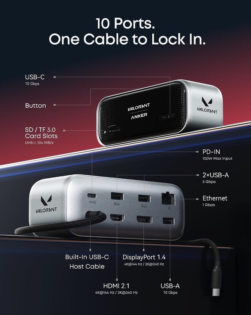 Anker launches Valorant Limited Edition USB-C Hub