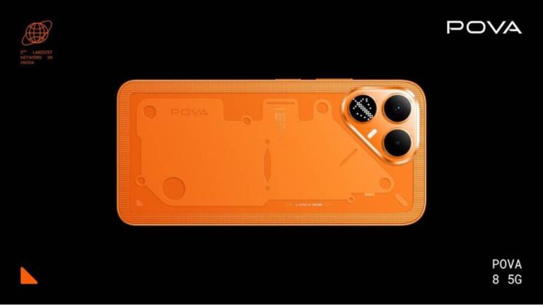 POVA 8 5G Gets New Plasma Orange Colour