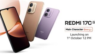 Redmi 17C 5G with 6.9-inch 120Hz display and 6000mAh battery launching in India on October 1
