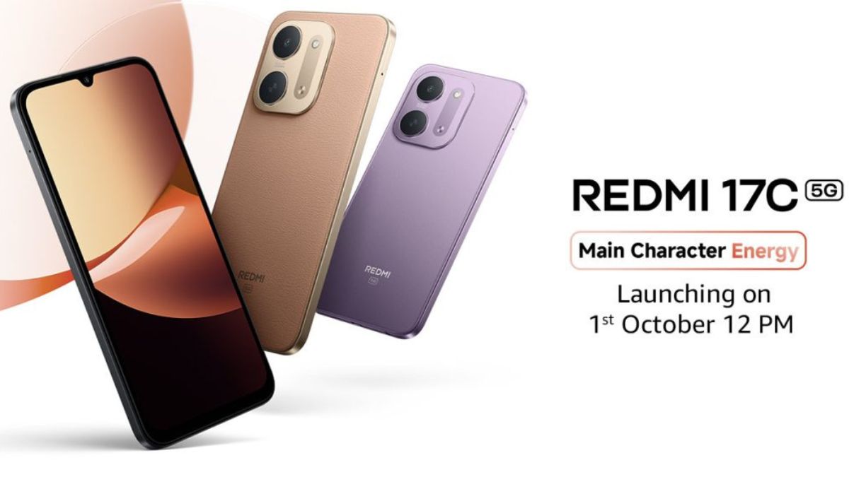 Redmi 17C 5G with 6.9-inch 120Hz display and 6000mAh battery launching in India on October 1