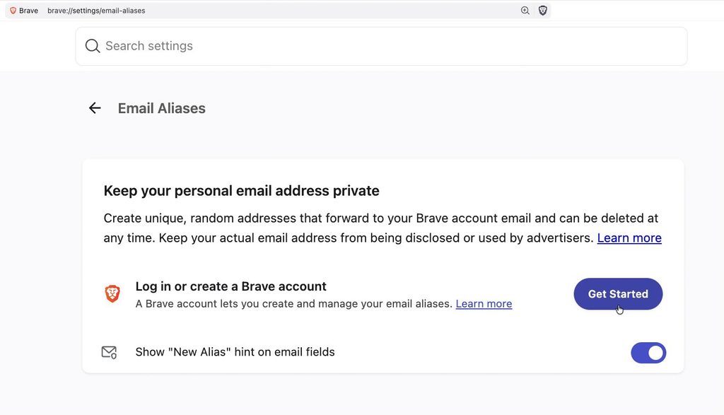 Brave Adds Email Aliases to Hide Your Real Email Address
