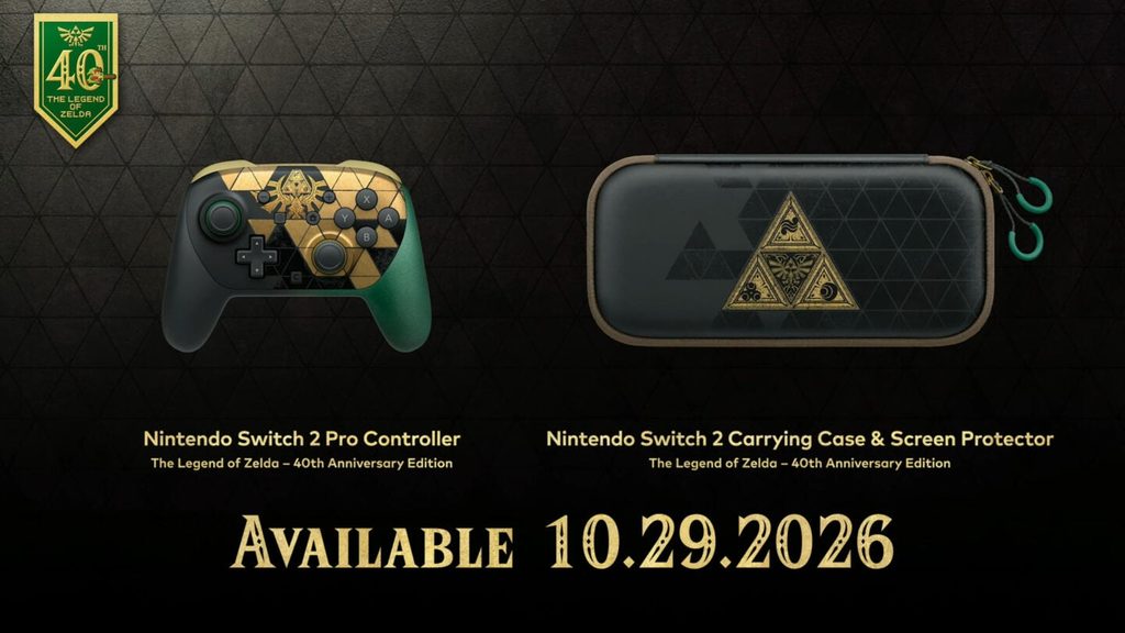 Nintendo Switch 2 Pro Controller – The Legend of Zelda 40th Anniversary Edition