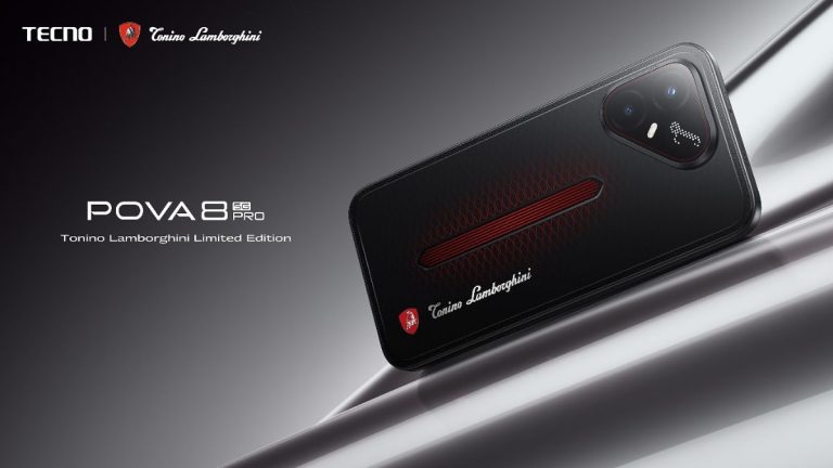 Tecno Pova 8 Pro 5G gets a Lamborghini makeover with bold black-and-red design