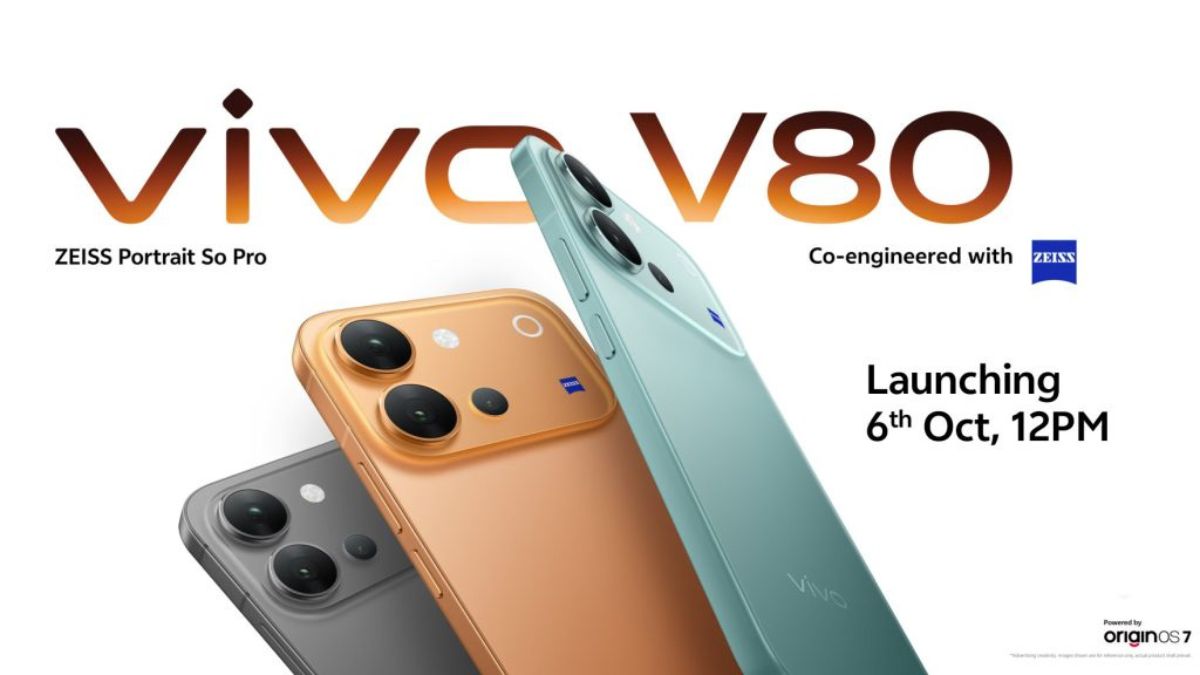 vivo V80 With 144Hz OLED Display and 7,200mAh Battery to Launch in India on October 6
