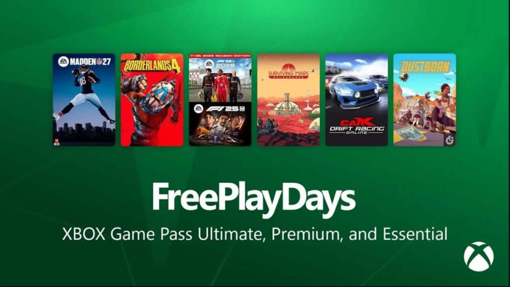 Xbox Free Play Days