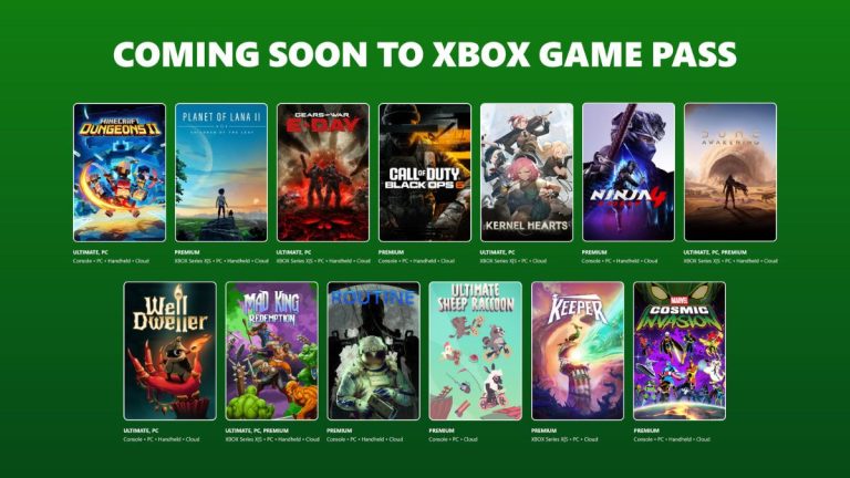 Xbox Game Pass adds Ninja Gaiden 4, Black Ops 6, Minecraft Dungeons II and Gears of War: E-Day