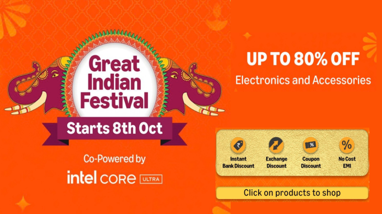 Amazon Great Indian Festival 2026: Best Electronics Deals on Phones, Laptops, TVs and More