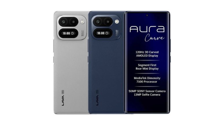 Lava Aura Curve 5G with 120Hz Curved AMOLED Display, 6,000mAh Battery Launched at Rs. 23,999