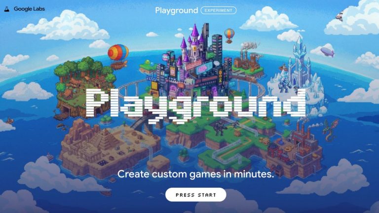 Google Playground Lets Anyone Create Games Using AI Prompts